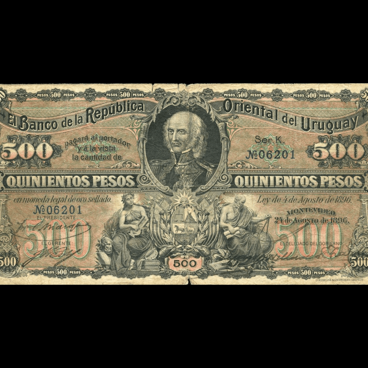 Selección de billetes de&nbsp;Uruguay