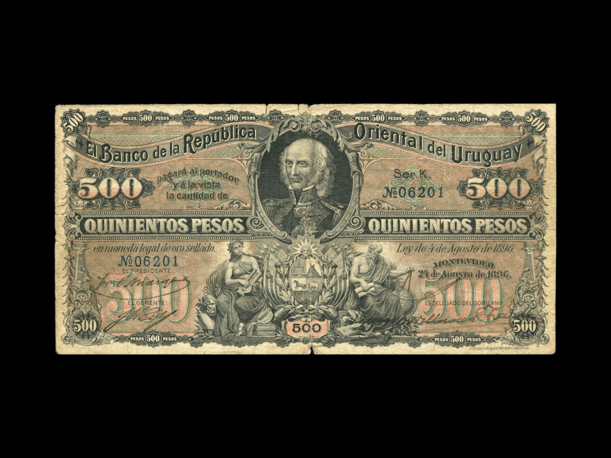 Selección de billetes de&nbsp;Uruguay
